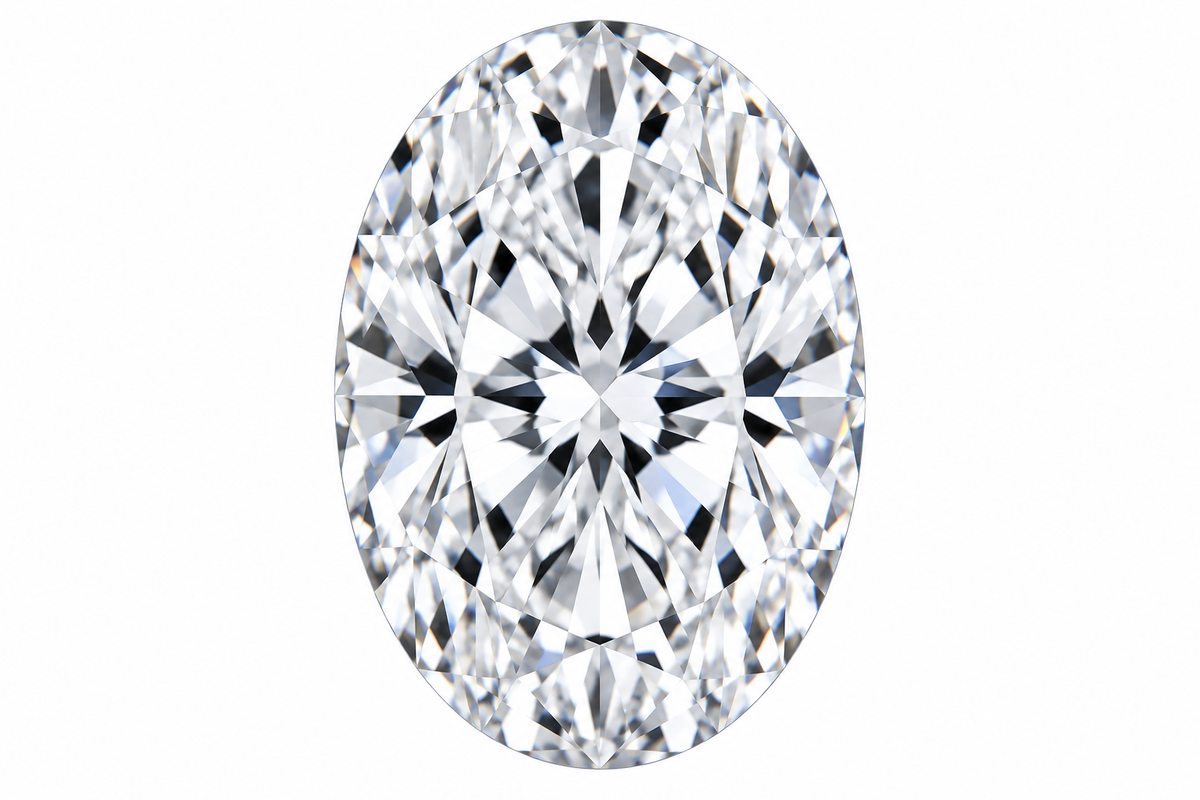 1.01 Lab Grown Oval Diamond