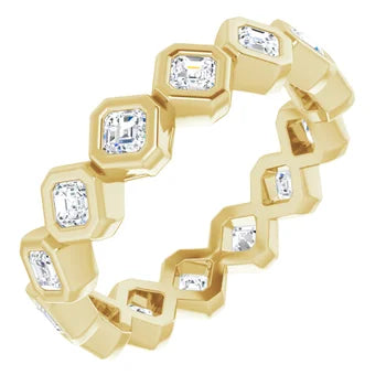 Bezel Set Eternity Bands - Made to Order
