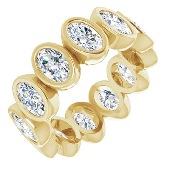 Bezel Set Eternity Bands - Made to Order