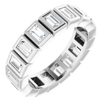 Bezel Set Eternity Bands - Made to Order