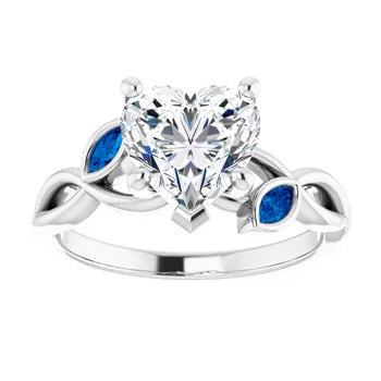Floral Engagement Ring - Made To Order