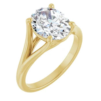 Split Shank Engagement Ring - Made to Order