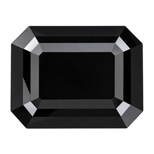 2.16 Natural Black Emerald Cut Diamond