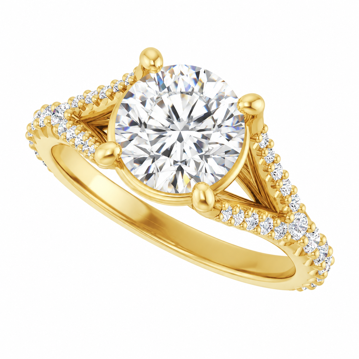 Split Shank Engagement Ring - Made to Order