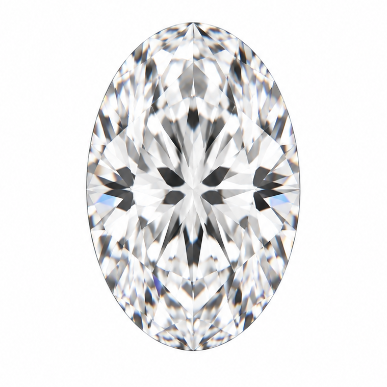 3.03 Loose Lab Grown Oval Diamond