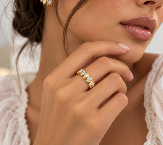 Bezel Set Eternity Bands - Made to Order