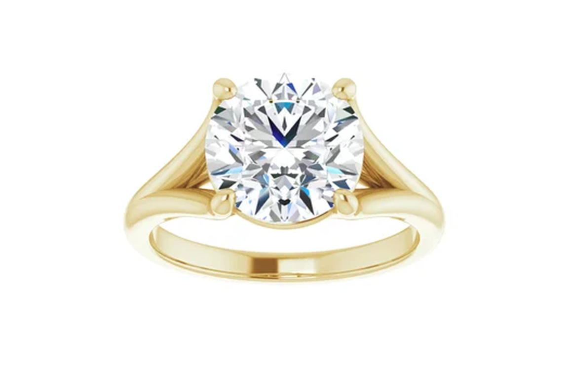 Split Shank Engagement Ring - Made to Order